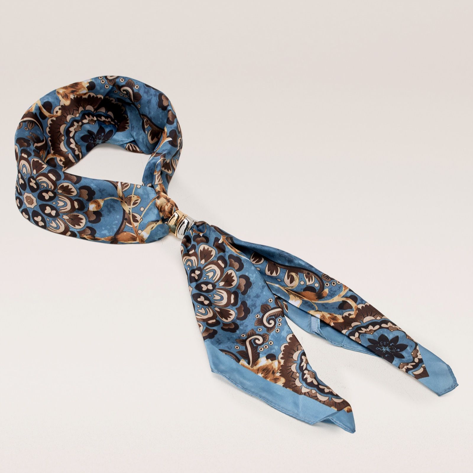 Malika Oversized Scarf with Toggle