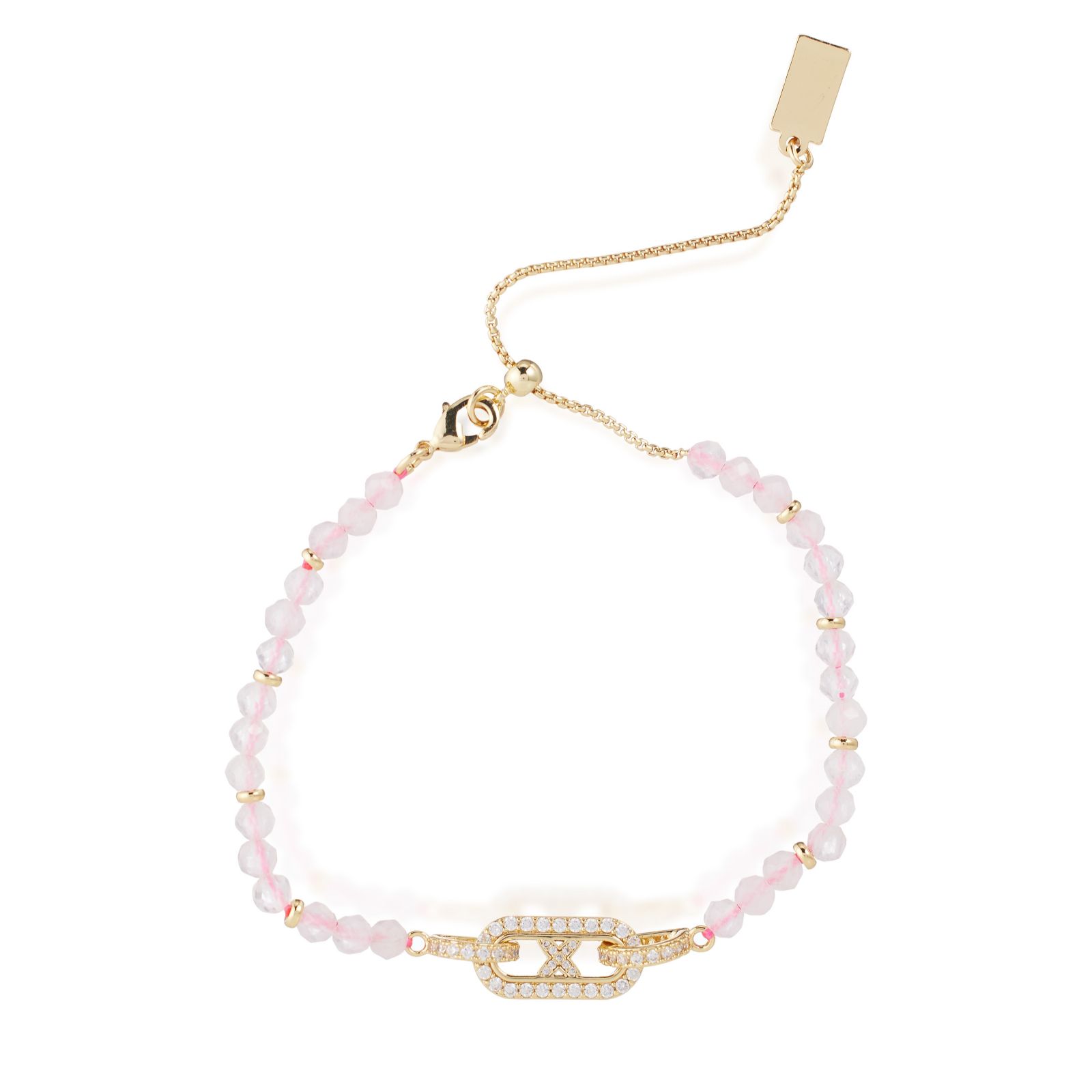 Tess Daly My Jewellery List Semi Precious Kiss Chain Link Bracelet