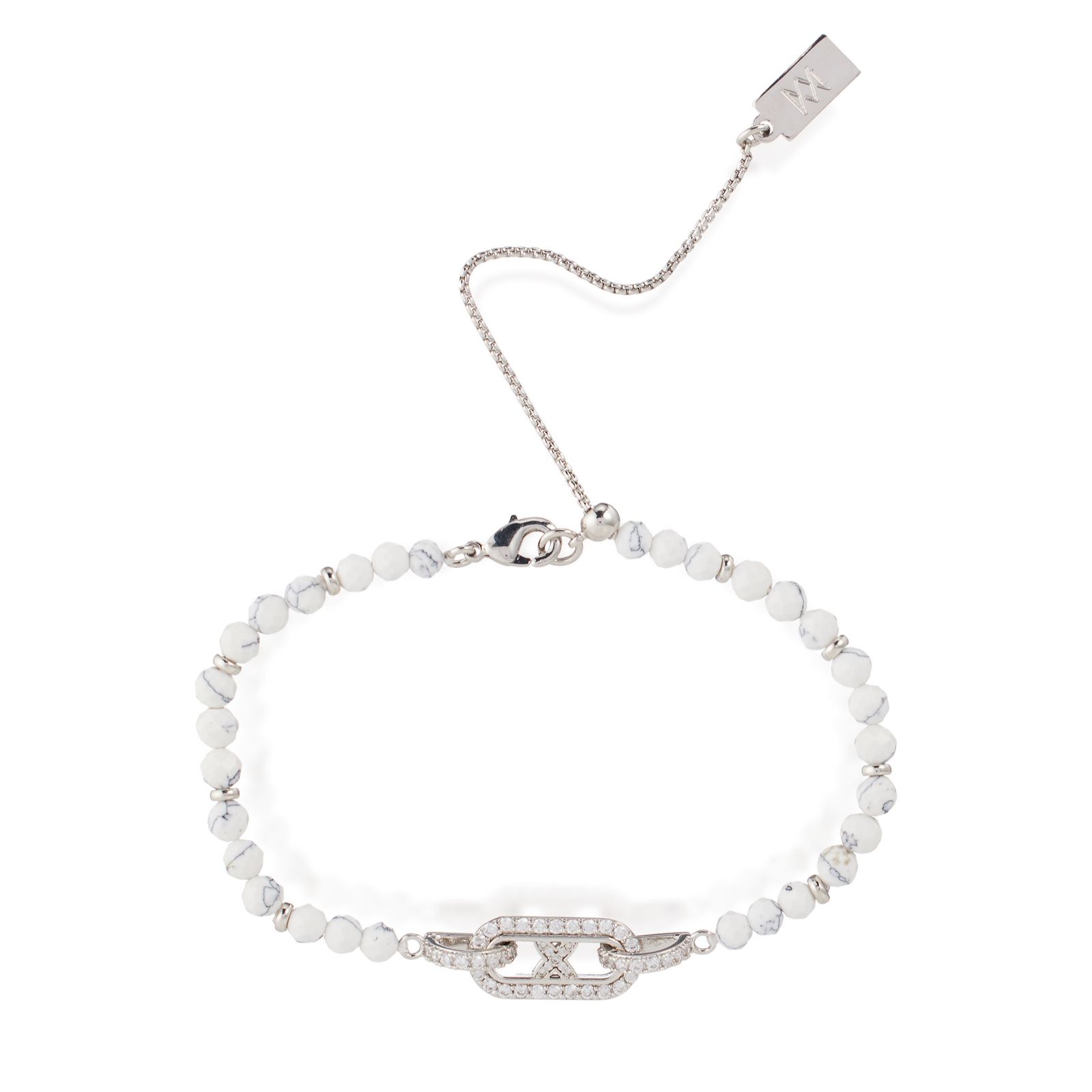 Tess Daly My Jewellery List Semi Precious Kiss Chain Link Bracelet