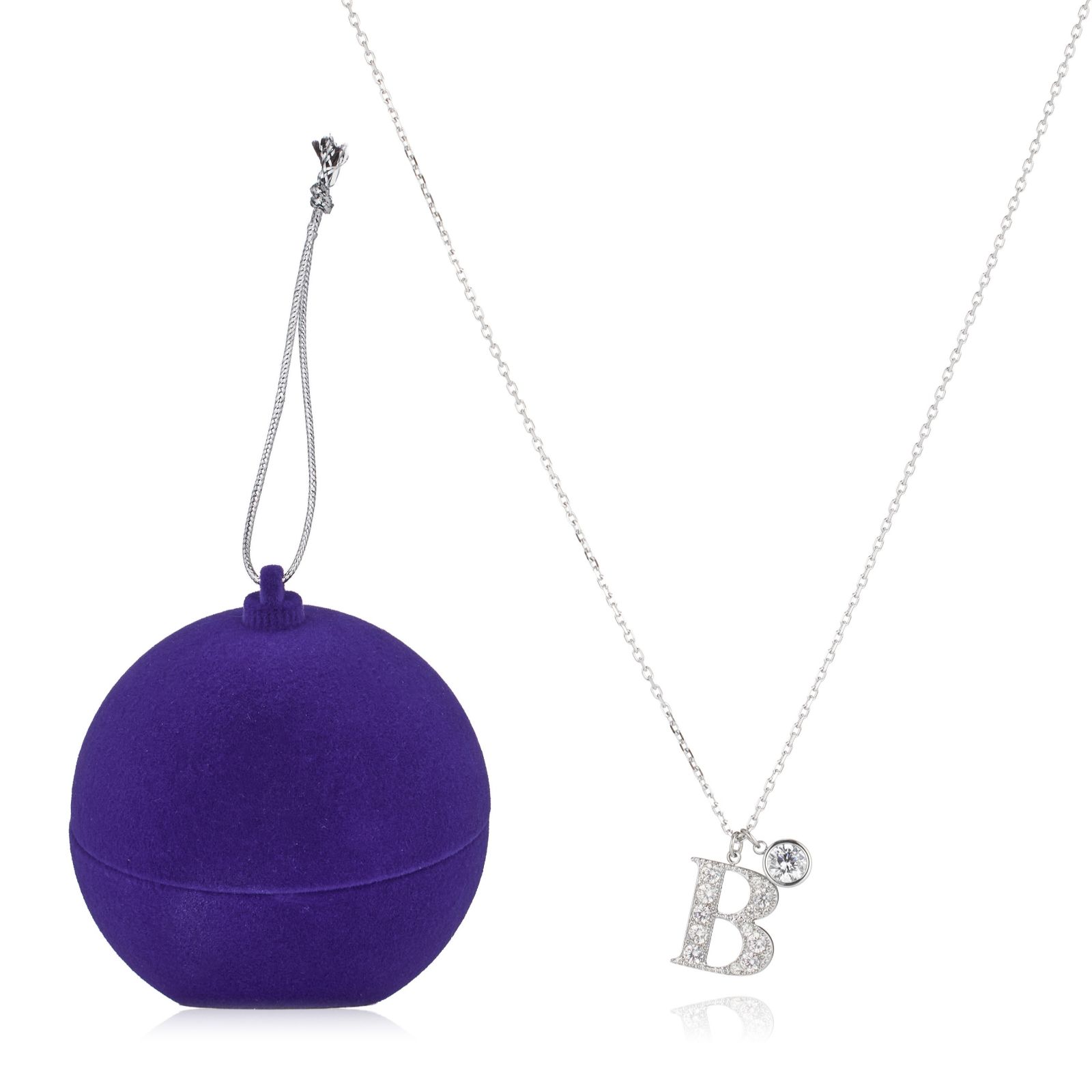 Steel by Diamonique Sara Davies Necklace & Studs Bauble Set