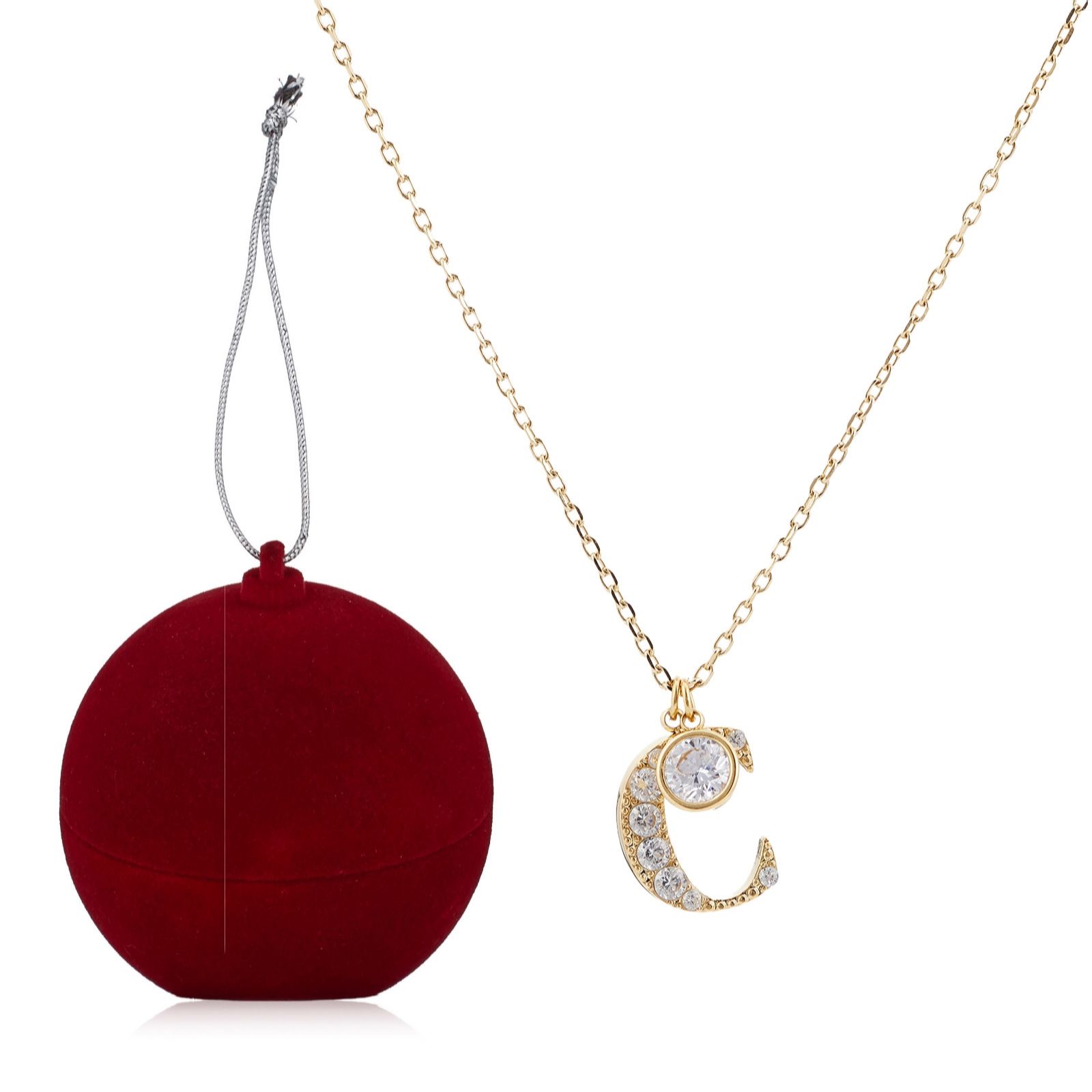 Steel by Diamonique Sara Davies Necklace & Studs Bauble Set