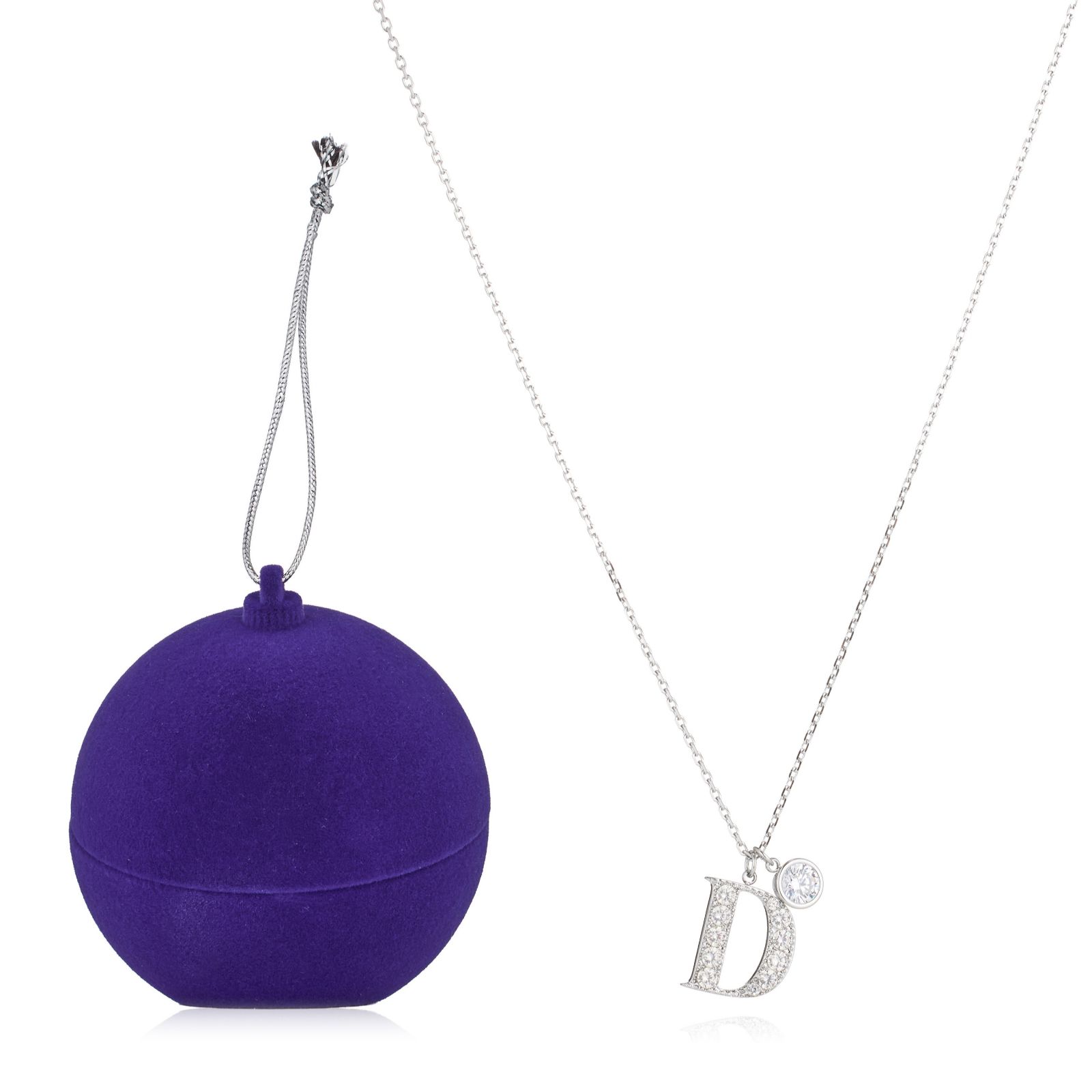 Steel by Diamonique Sara Davies Necklace & Studs Bauble Set