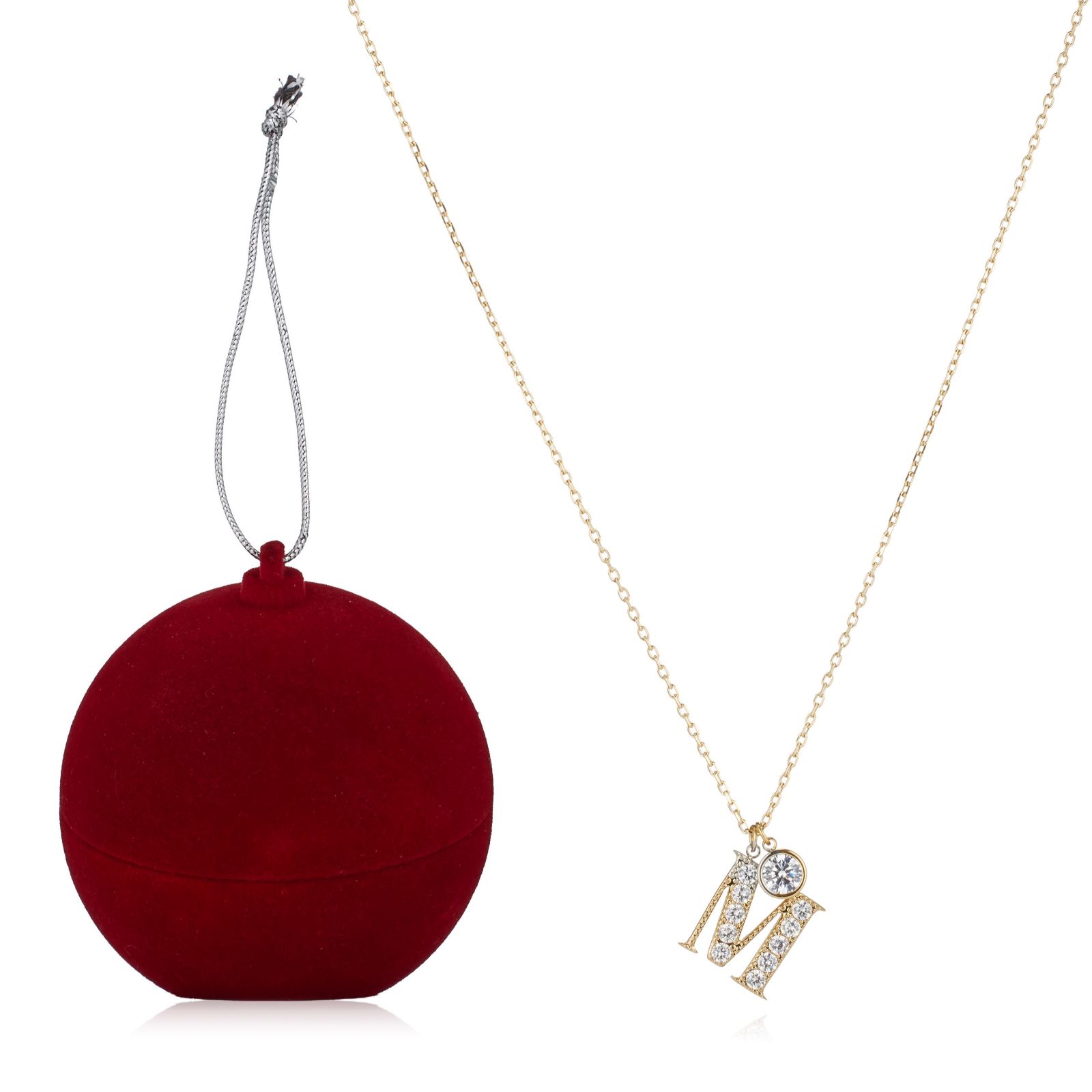 Steel by Diamonique Sara Davies Necklace & Studs Bauble Set