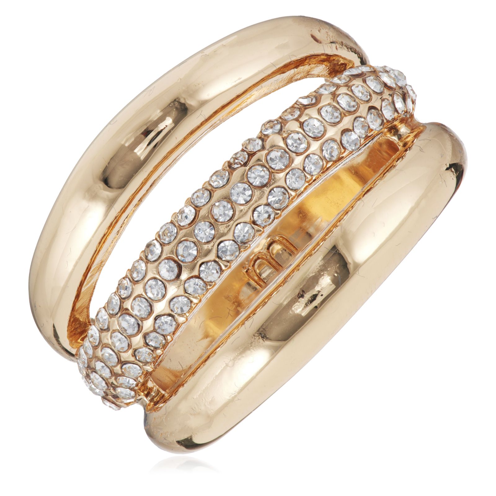 Malika Three Row Pave Ring
