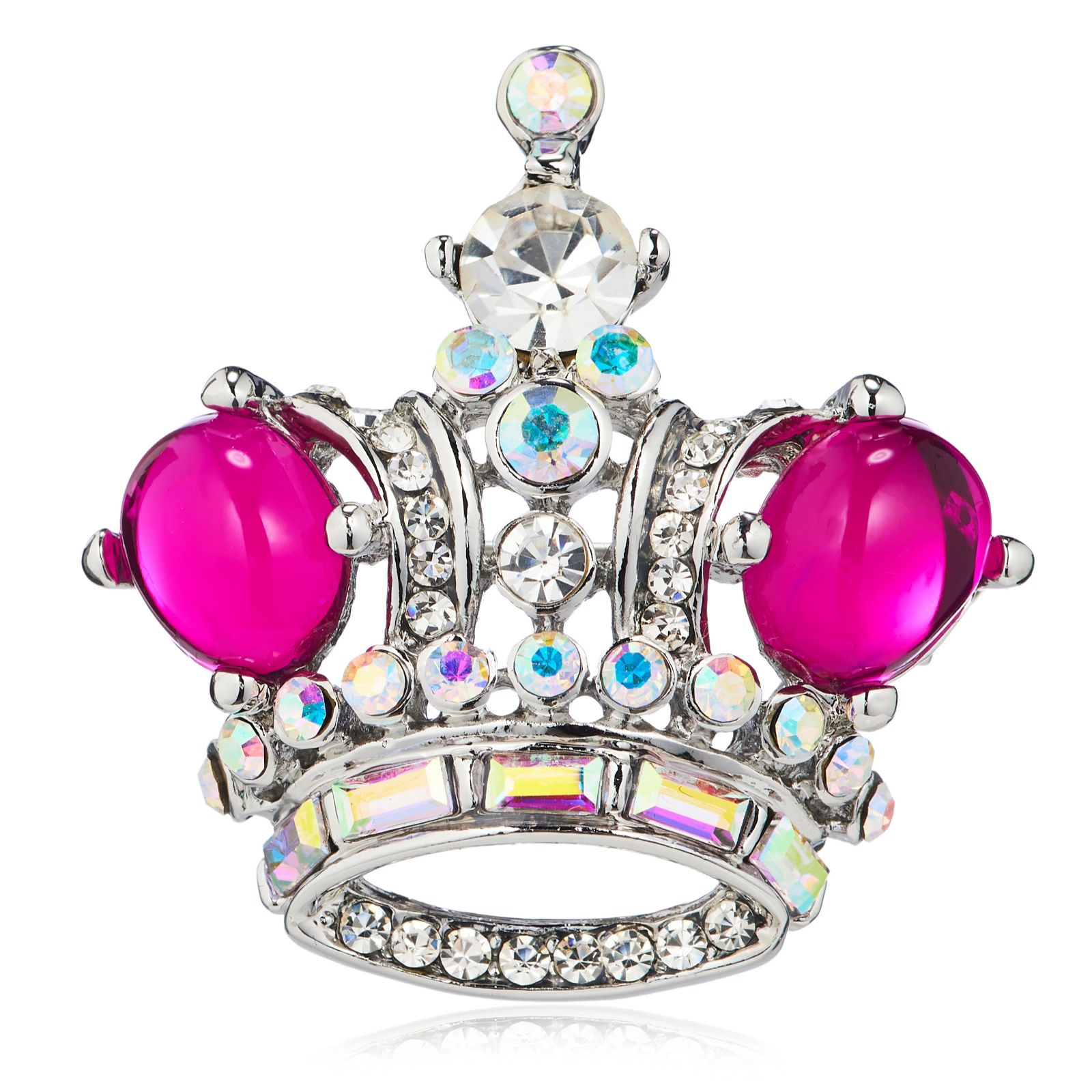 Butler & Wilson Small Regal Crown Brooch