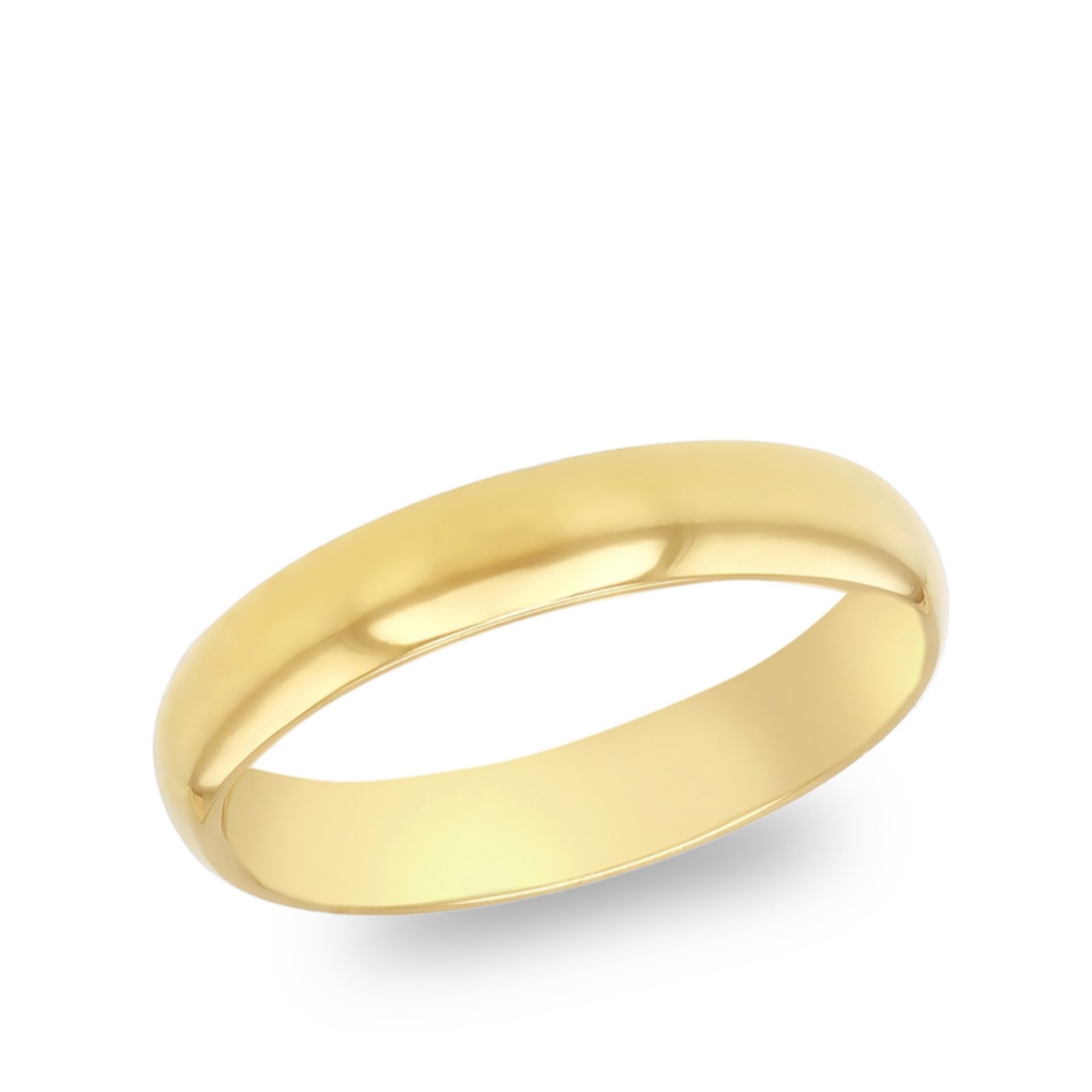 GOLD 9ct Gold 4mm Comfort Band Ring