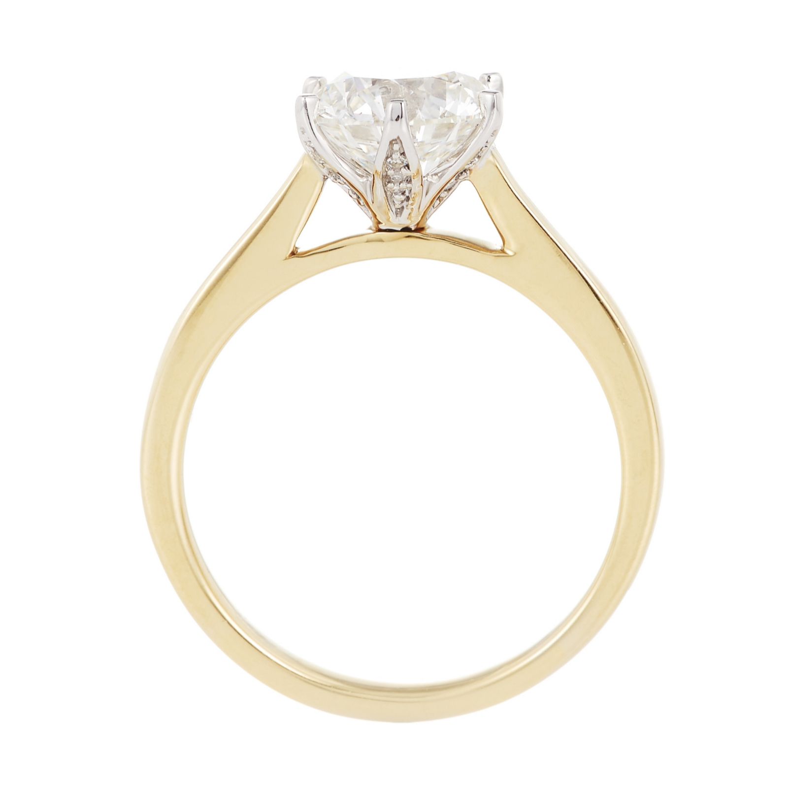 2.03ct H SI2 Fire Light Lab Grown Diamond Solitaire Ring - QVC UK