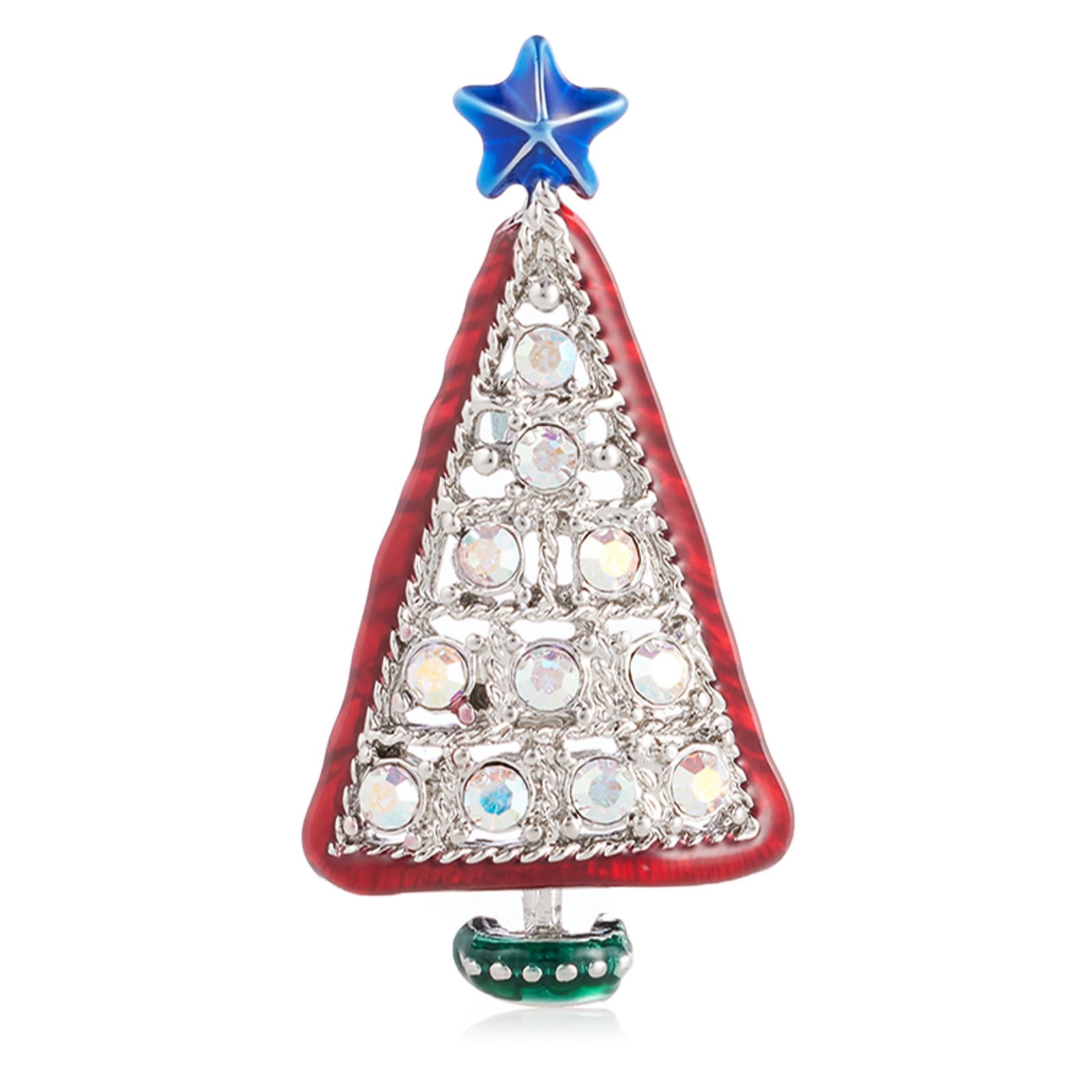 Butler & Wilson Christmas Tree Pin
