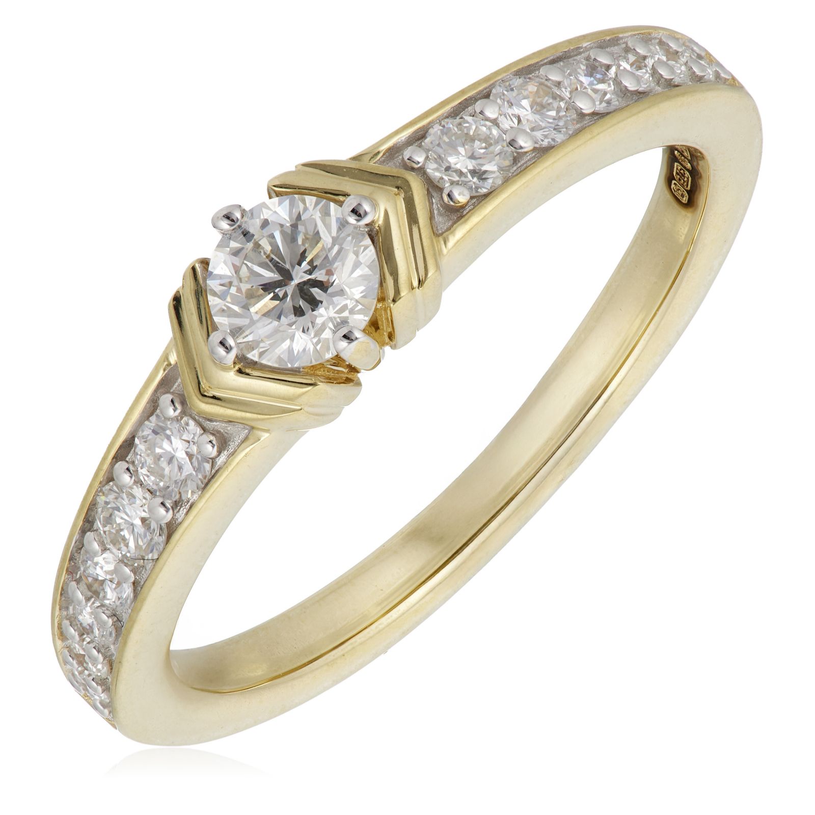 0.50ct Canadian Diamond Eternity Ring 9ct Gold