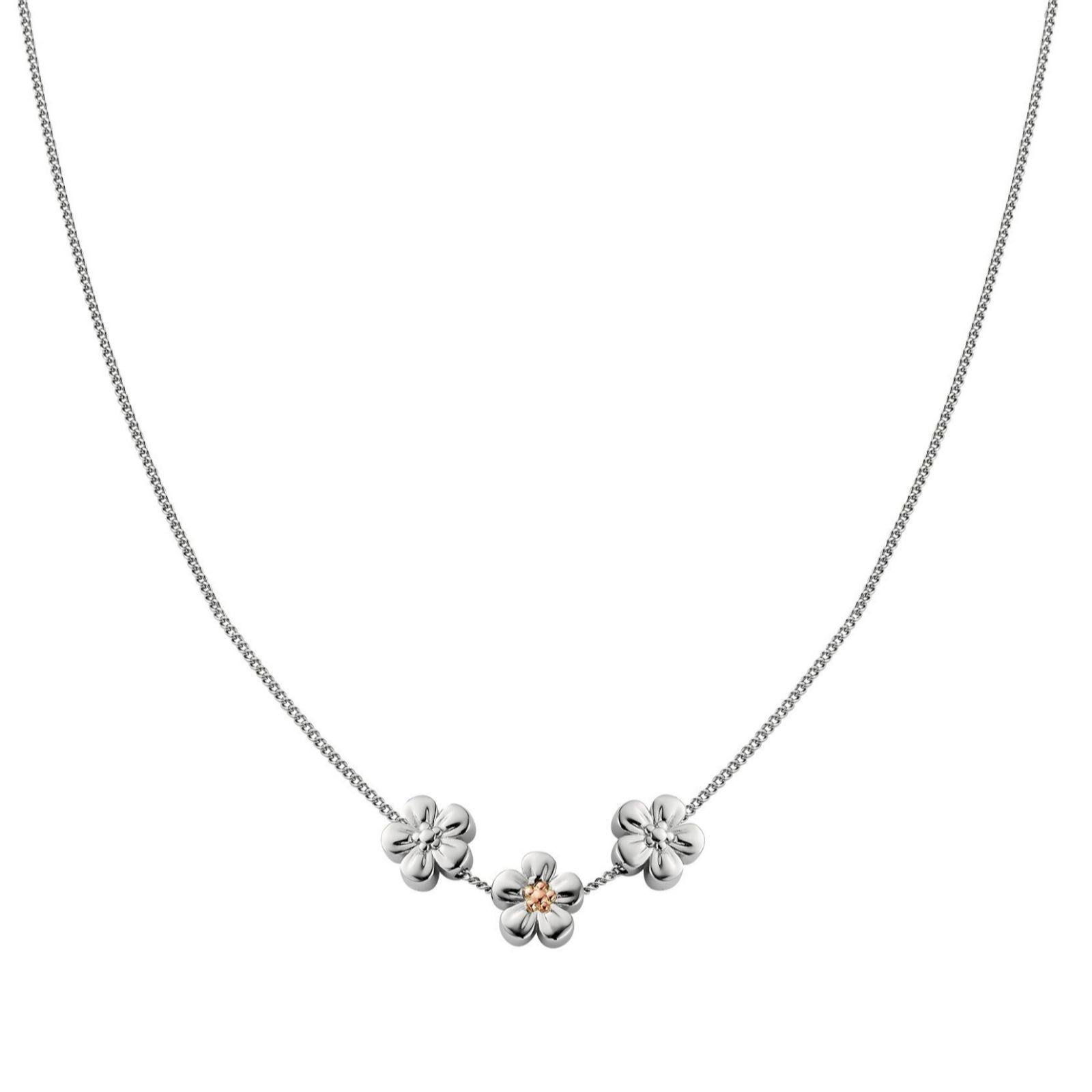 Clogau Nature's Wonder Forget Me Not Adjustable Necklace