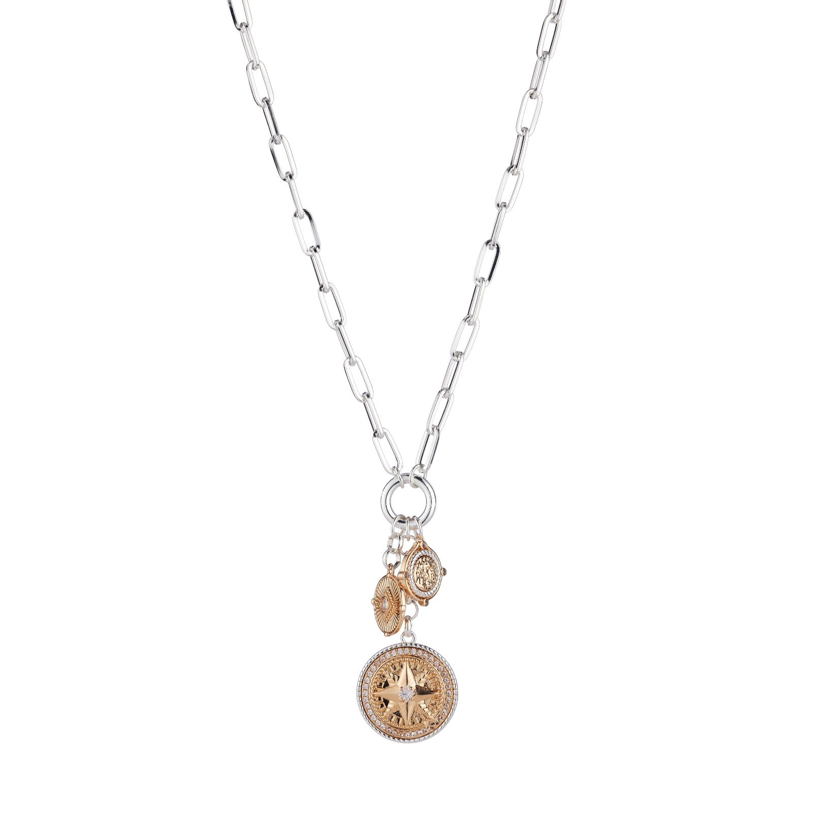 Malika Triple Coin Pendant & Chain
