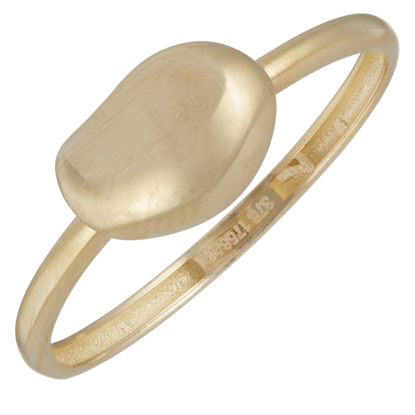 GOLD 9ct Italian Gold Melt Pepita Ring 0.6g