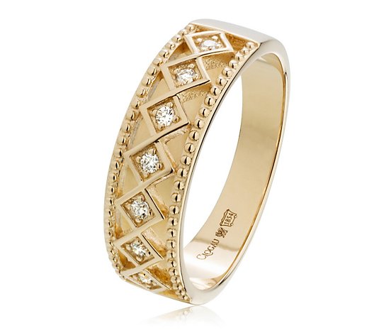 Clogau 1854 Anniversary Diamond Ring 18ct Gold