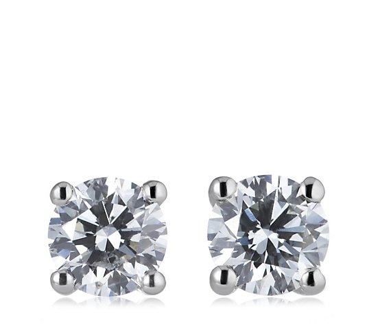 1.00ct H SI2 Fire Light Lab Grown Diamond Stud Earrings Platinum