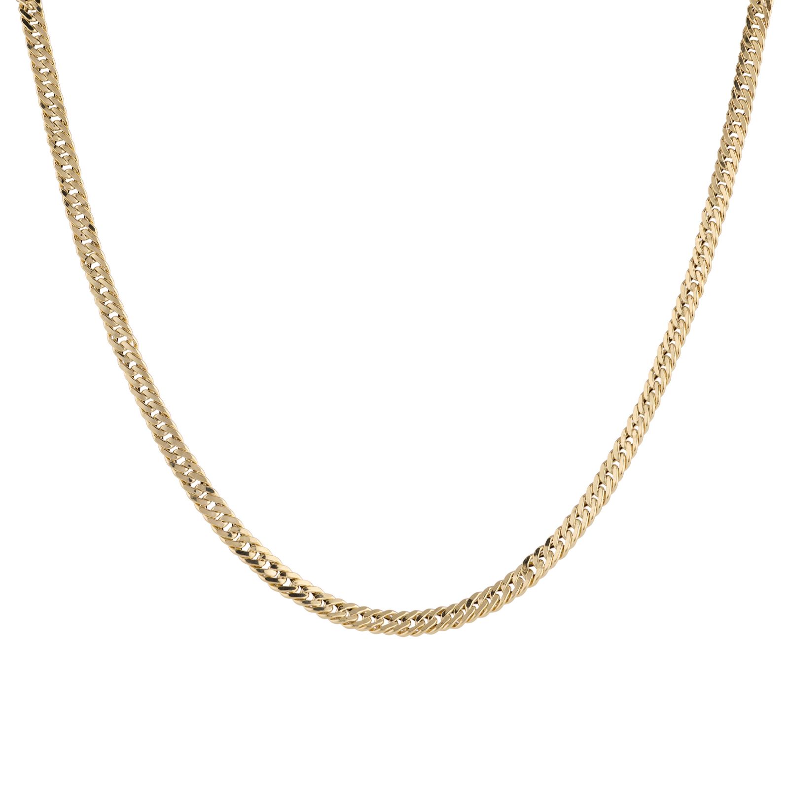GOLD 9ct Italian Gold Grumette 45cm Necklace 4.39g