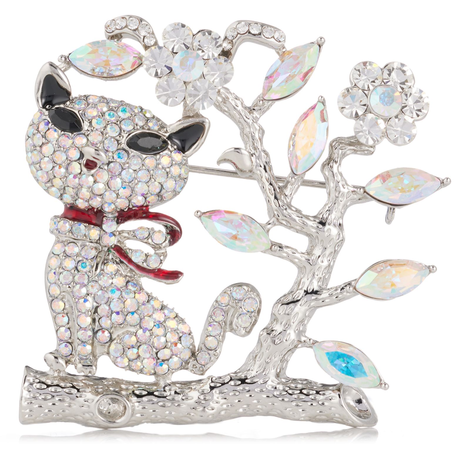 Butler & Wilson Garden Cat Brooch