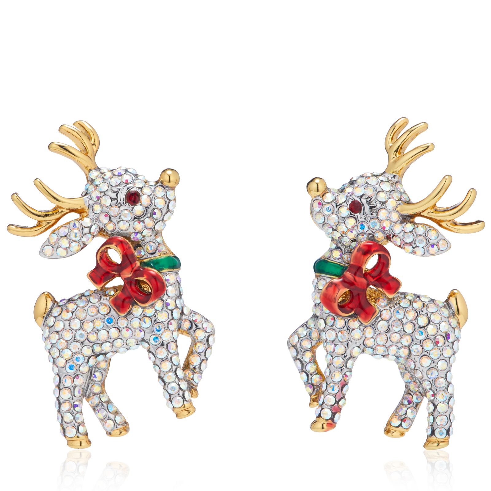 Butler & Wilson Reindeer Earrings