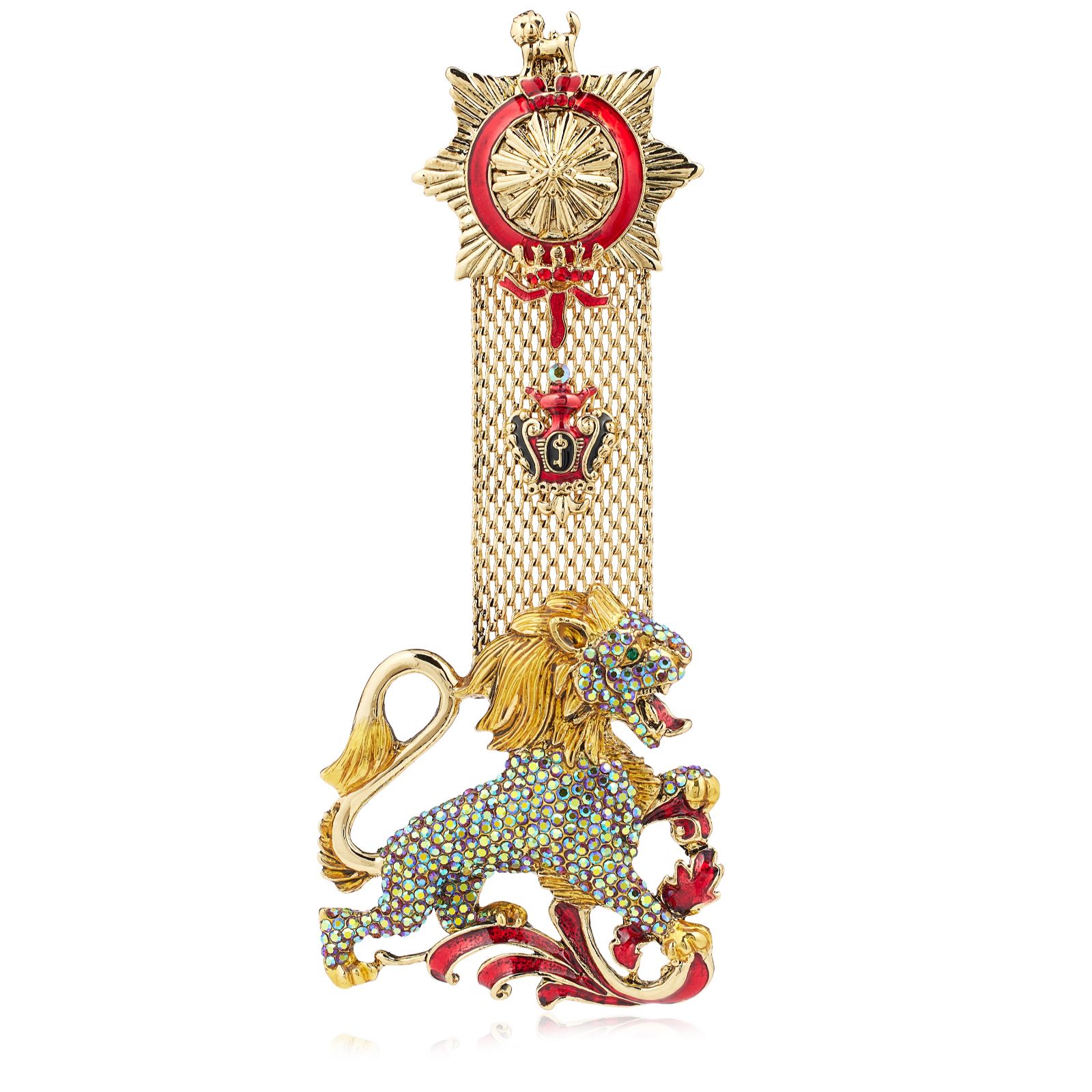 Butler & Wilson Limited Edition Military Lion Brooch