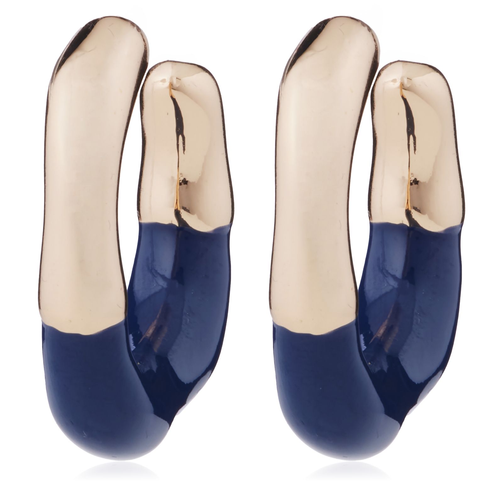 Malika Coloured Hoop Earrings