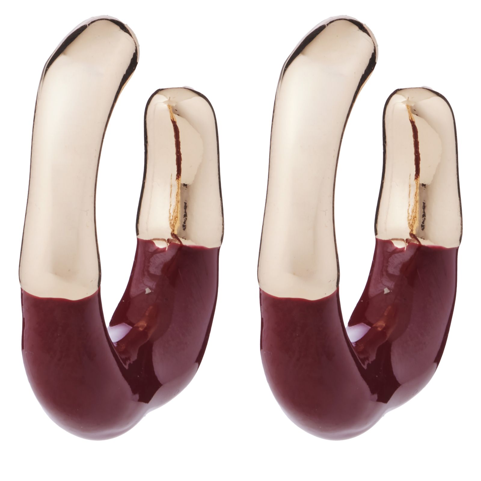 Malika Coloured Hoop Earrings