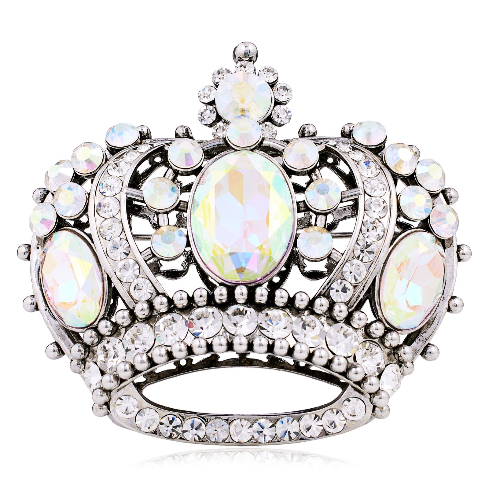 Butler & Wilson Crystal Crown Brooch