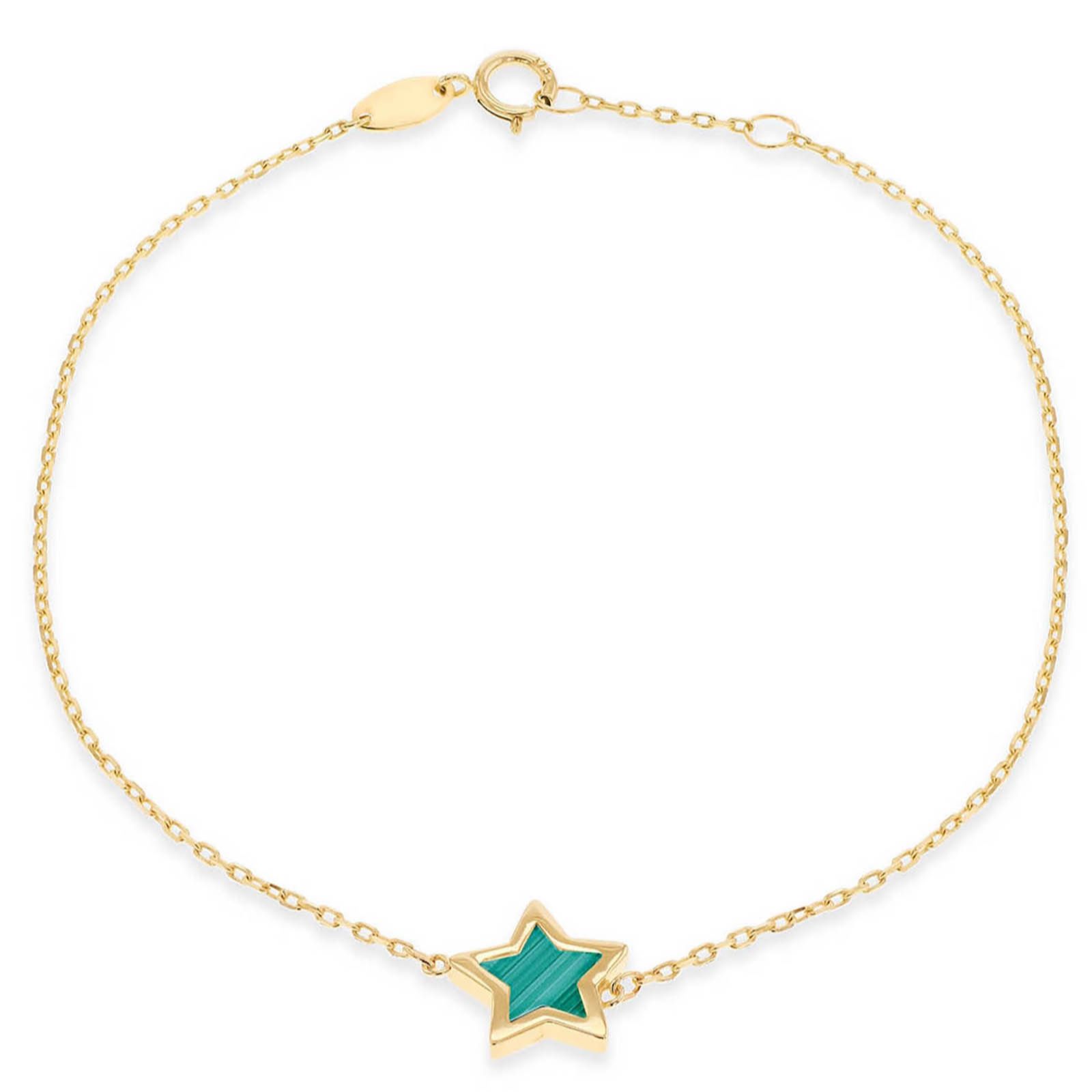 GOLD 9ct Star Bracelet 0.84g