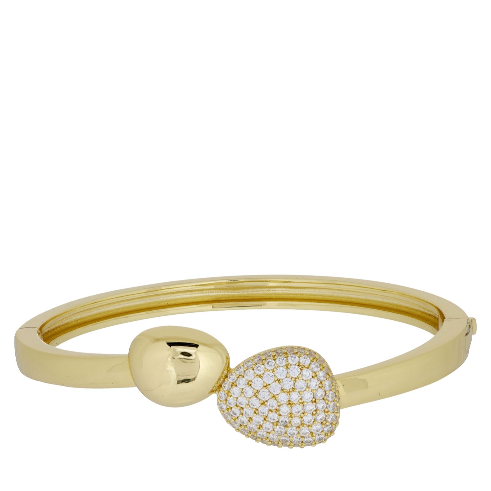 Diamonique Edit 1.5ct tw Pave Bangle