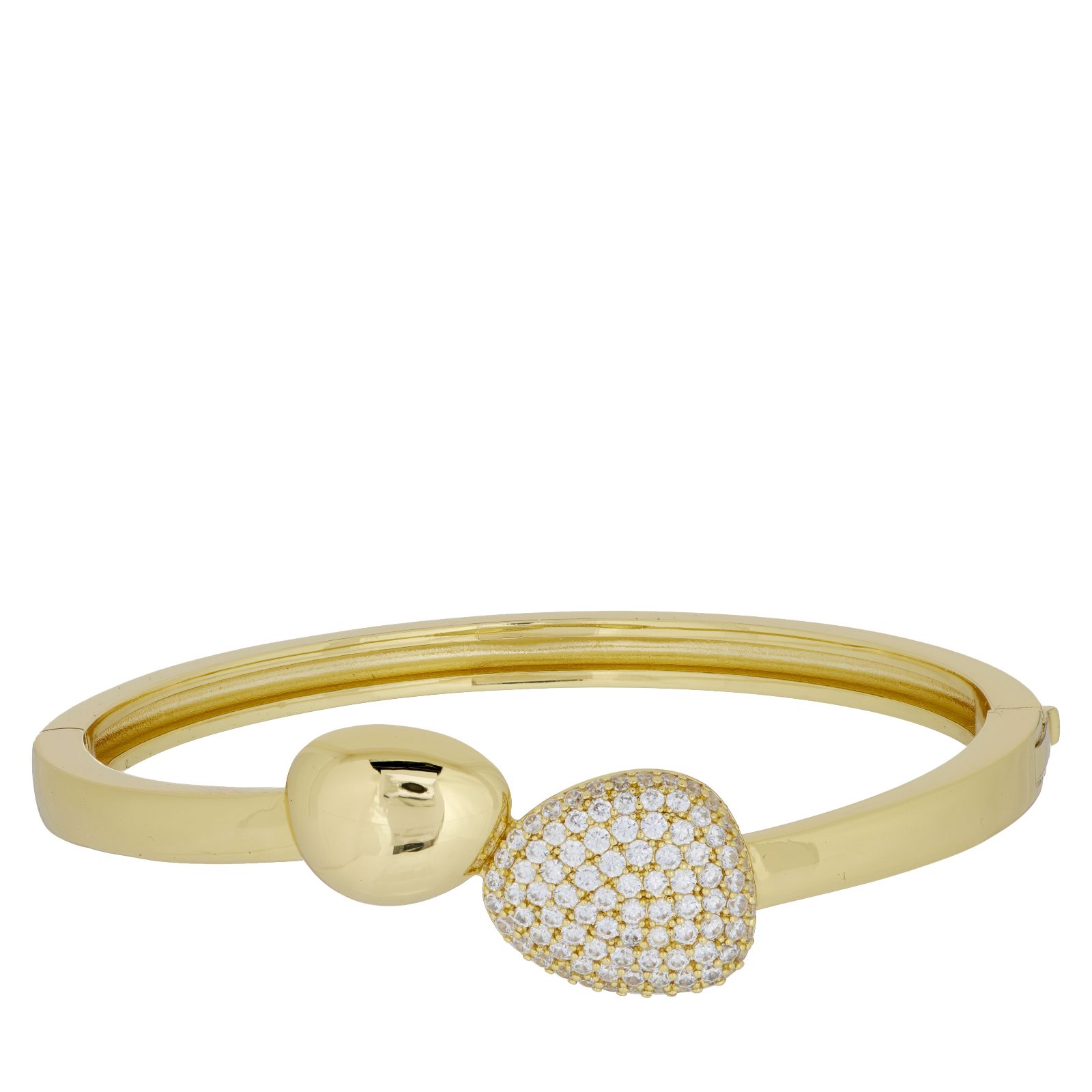 Diamonique Edit 1.5ct tw Pave Bangle