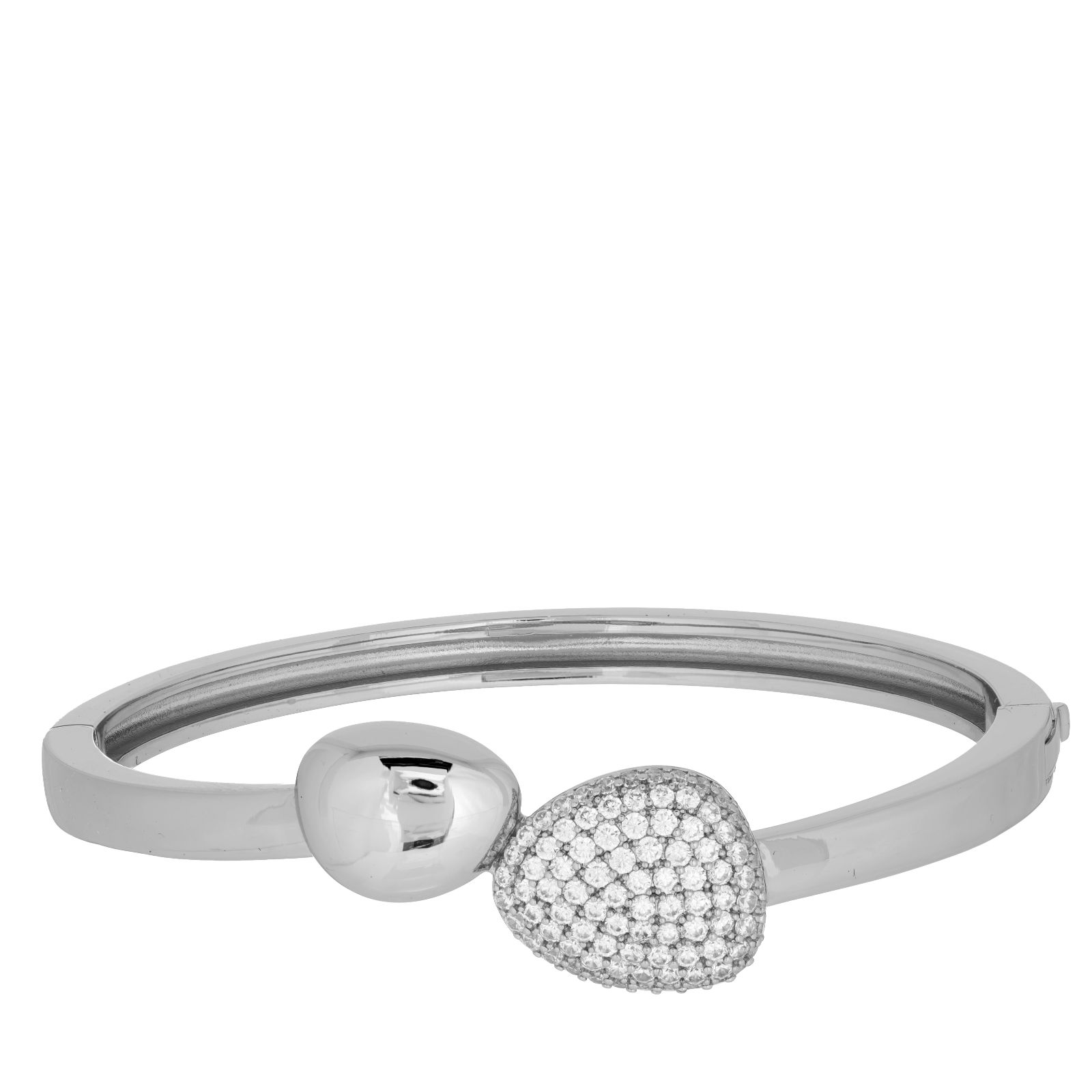 Diamonique Edit 1.5ct tw Pave Bangle