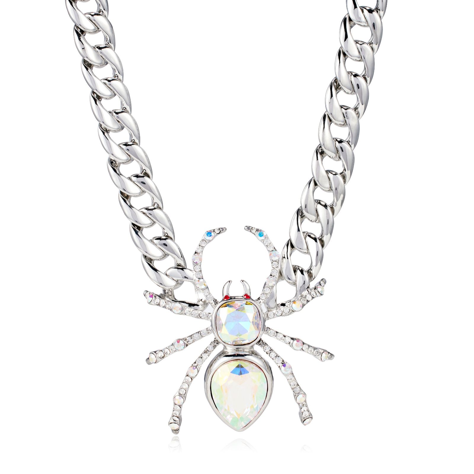 Butler & Wilson Shimmering Spider Necklace