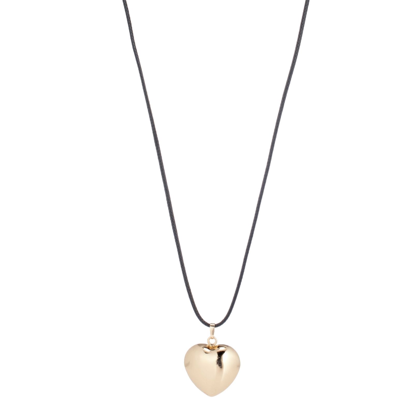 Malika Bubble Heart Cord Necklace