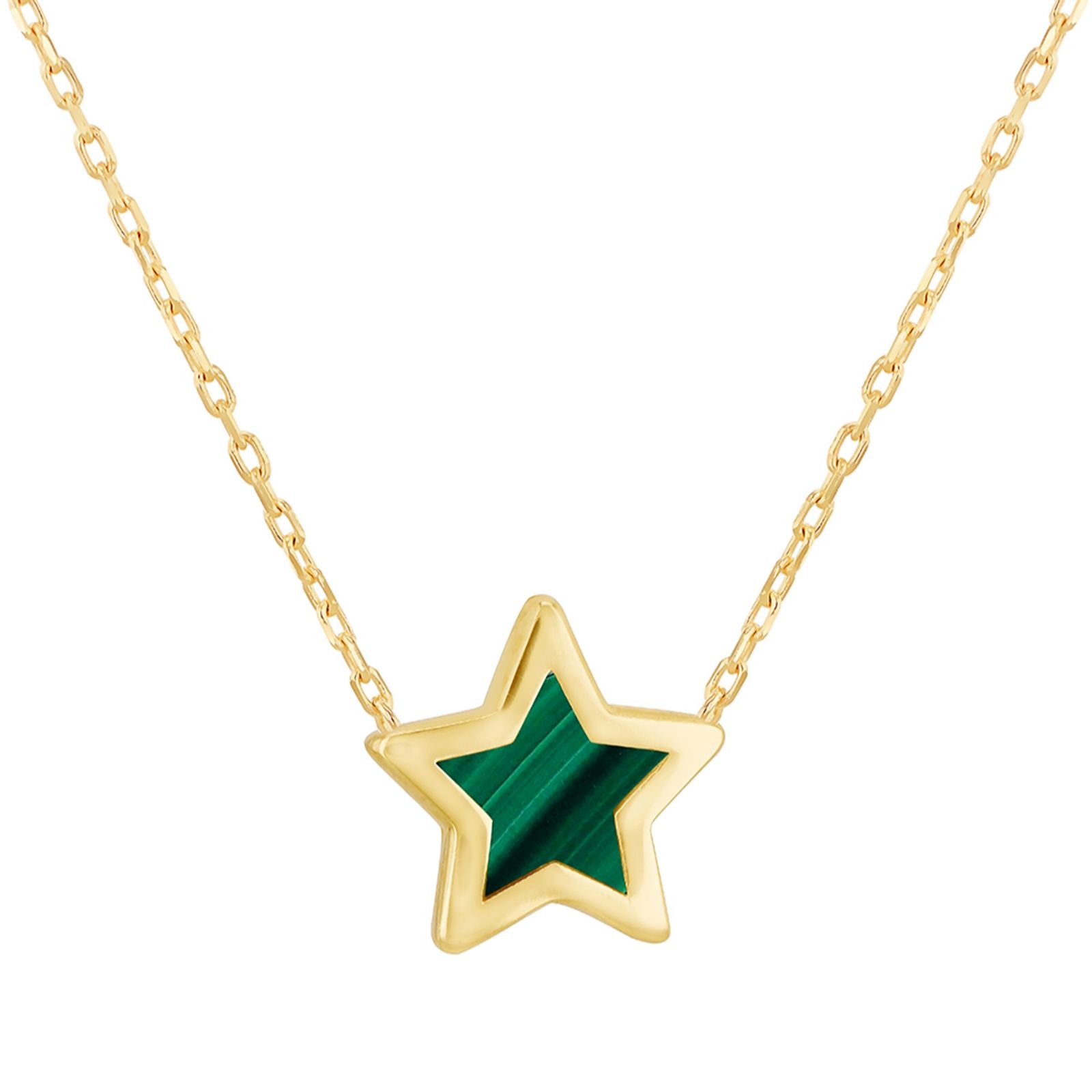 GOLD 9ct Star Necklace 1.43g