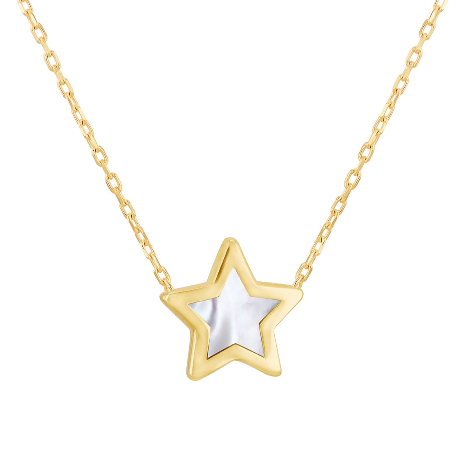 GOLD 9ct Star Necklace 1.43g