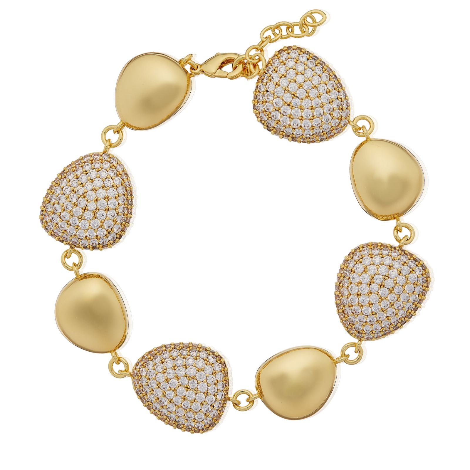 Diamonique Edit 6ct tw Pave 19cm Bracelet