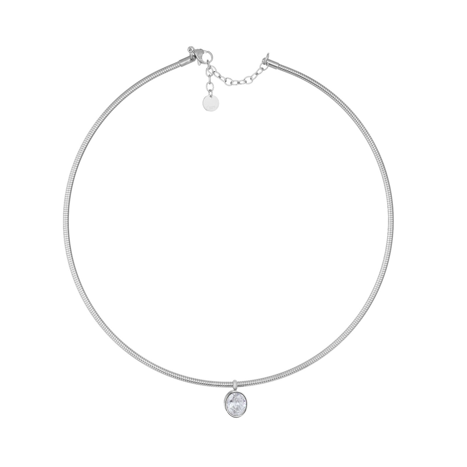 Steel by Diamonique Choice of Cut Necklace Stainless Steel