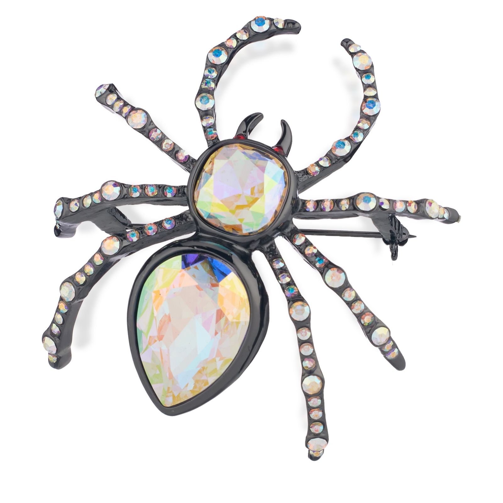Butler & Wilson Shimmering Spider Brooch