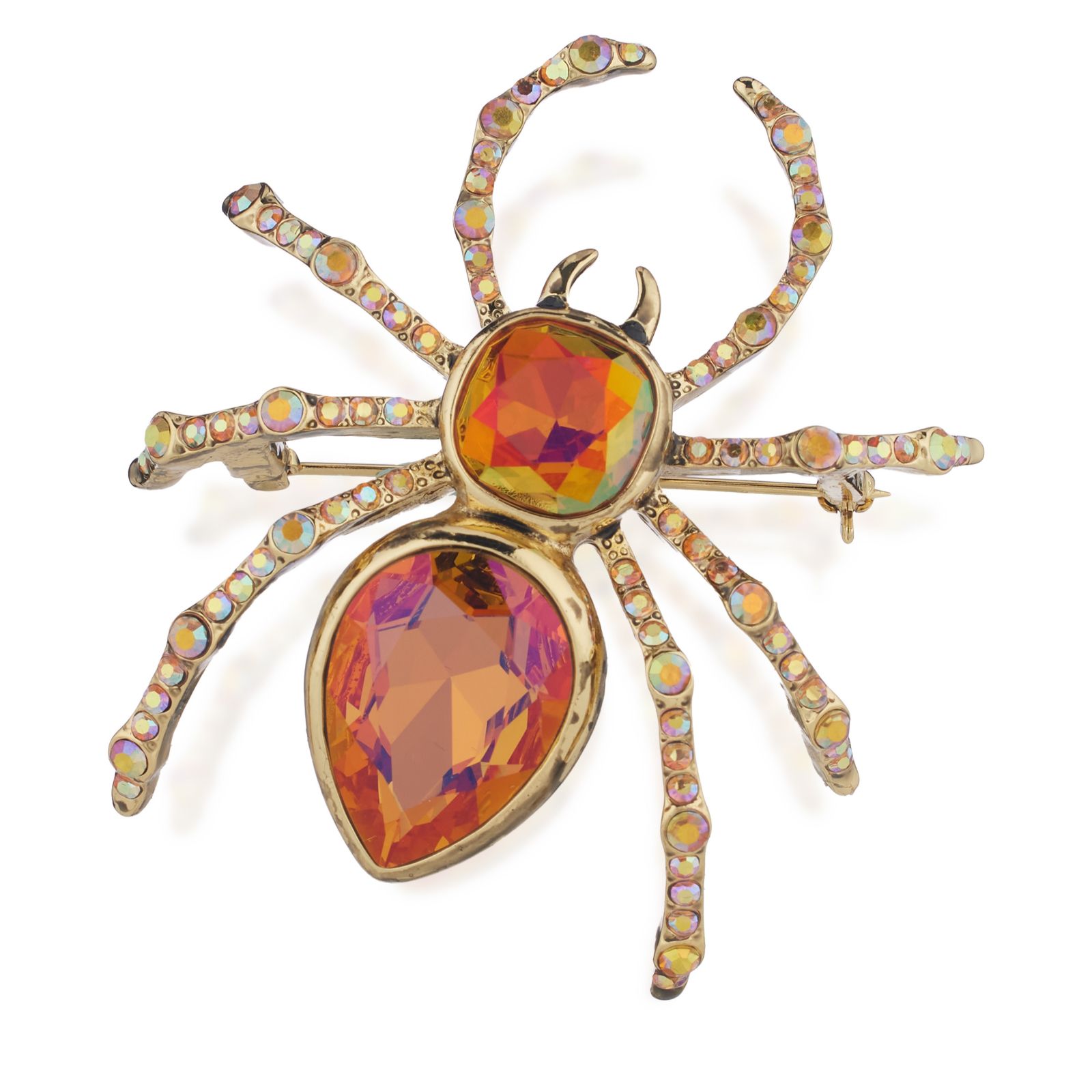 Butler & Wilson Shimmering Spider Brooch