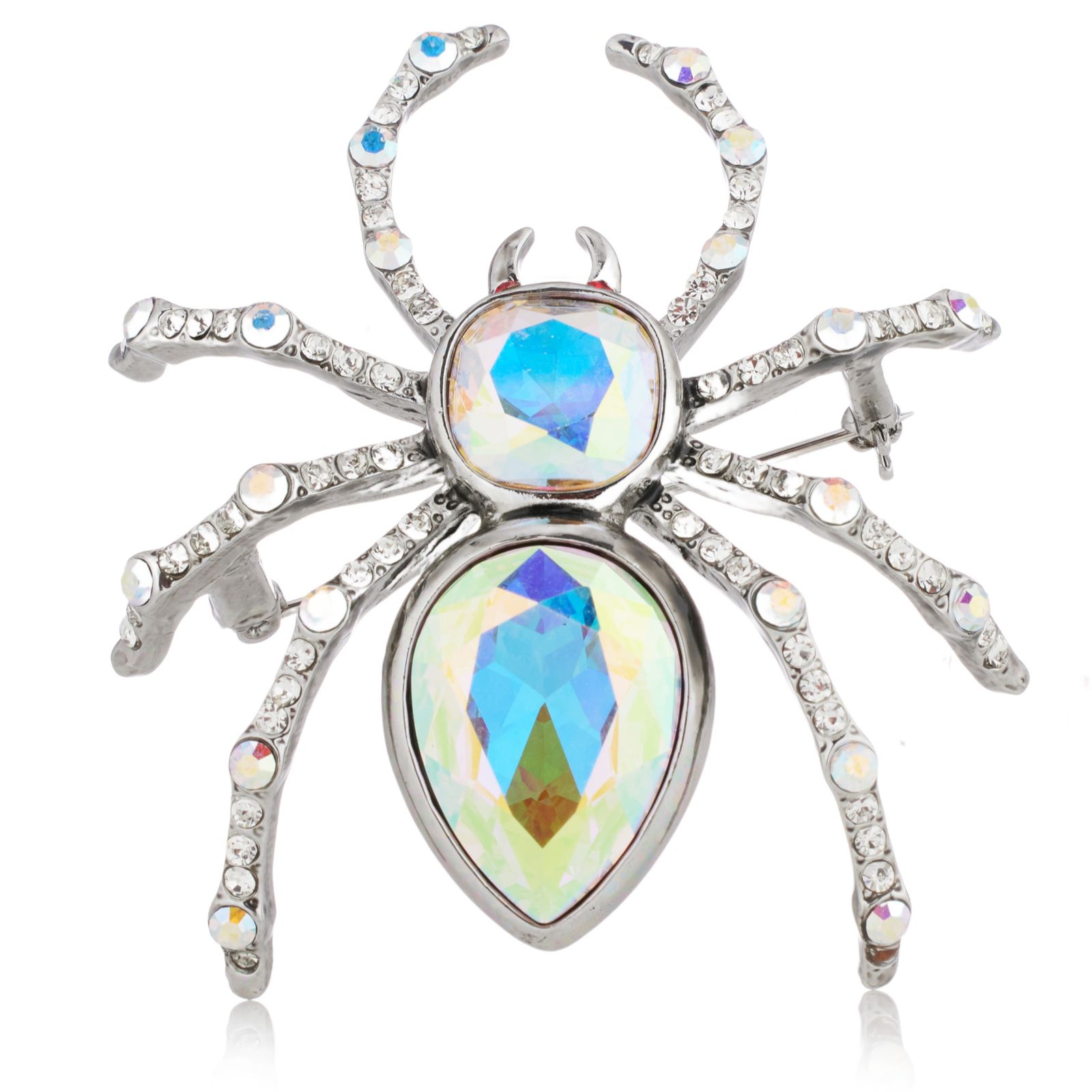 Butler & Wilson Shimmering Spider Brooch
