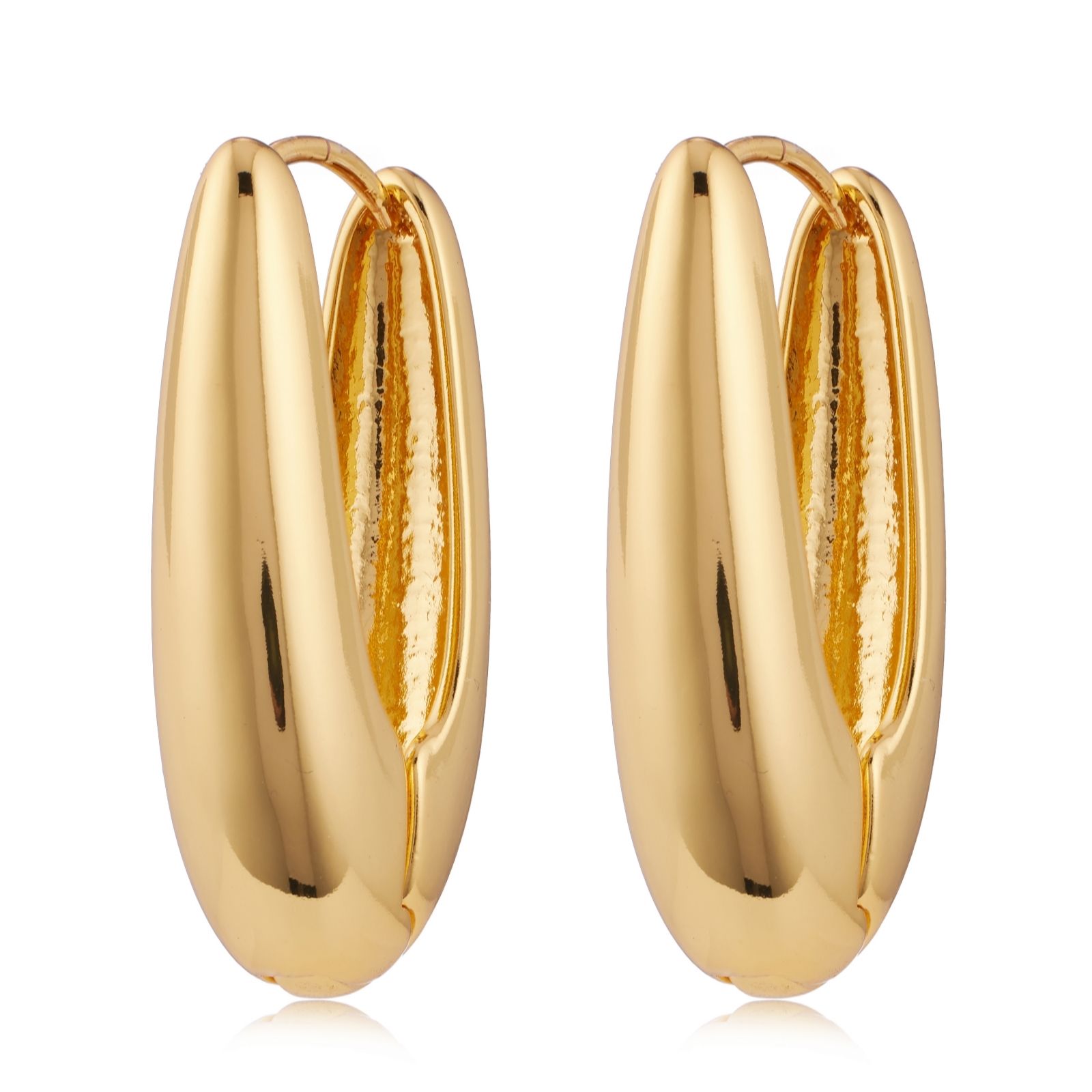 Malika Chunky Hoop Earrings