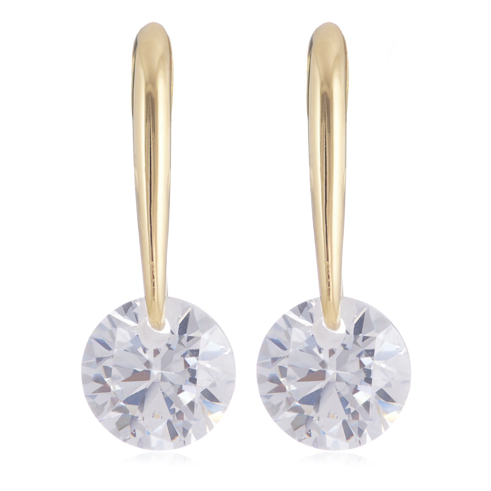 Diamonique 1.8ct tw Floating Drop Earrings