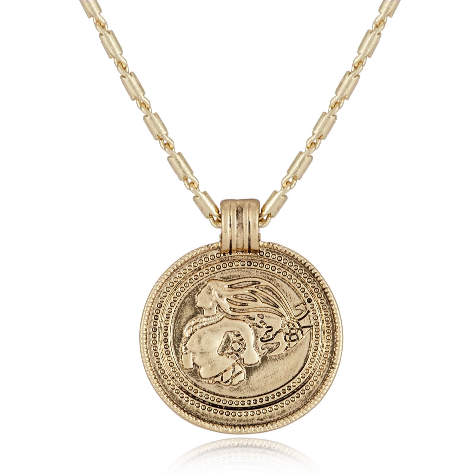 Pilgrim Ran Coin 49cm Necklace - QVC UK