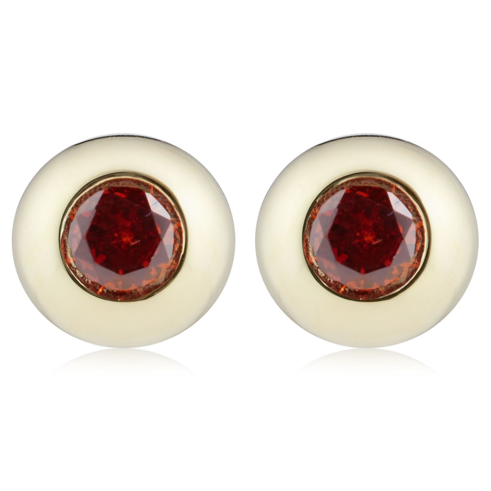 Diamonique 1ct tw Birthstone Stud Earrings Sterling Silver