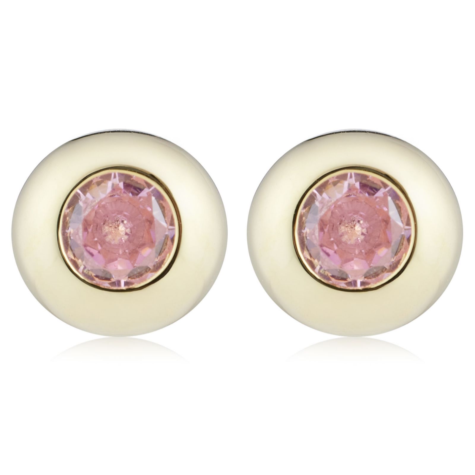 Diamonique 1ct tw Birthstone Stud Earrings Sterling Silver