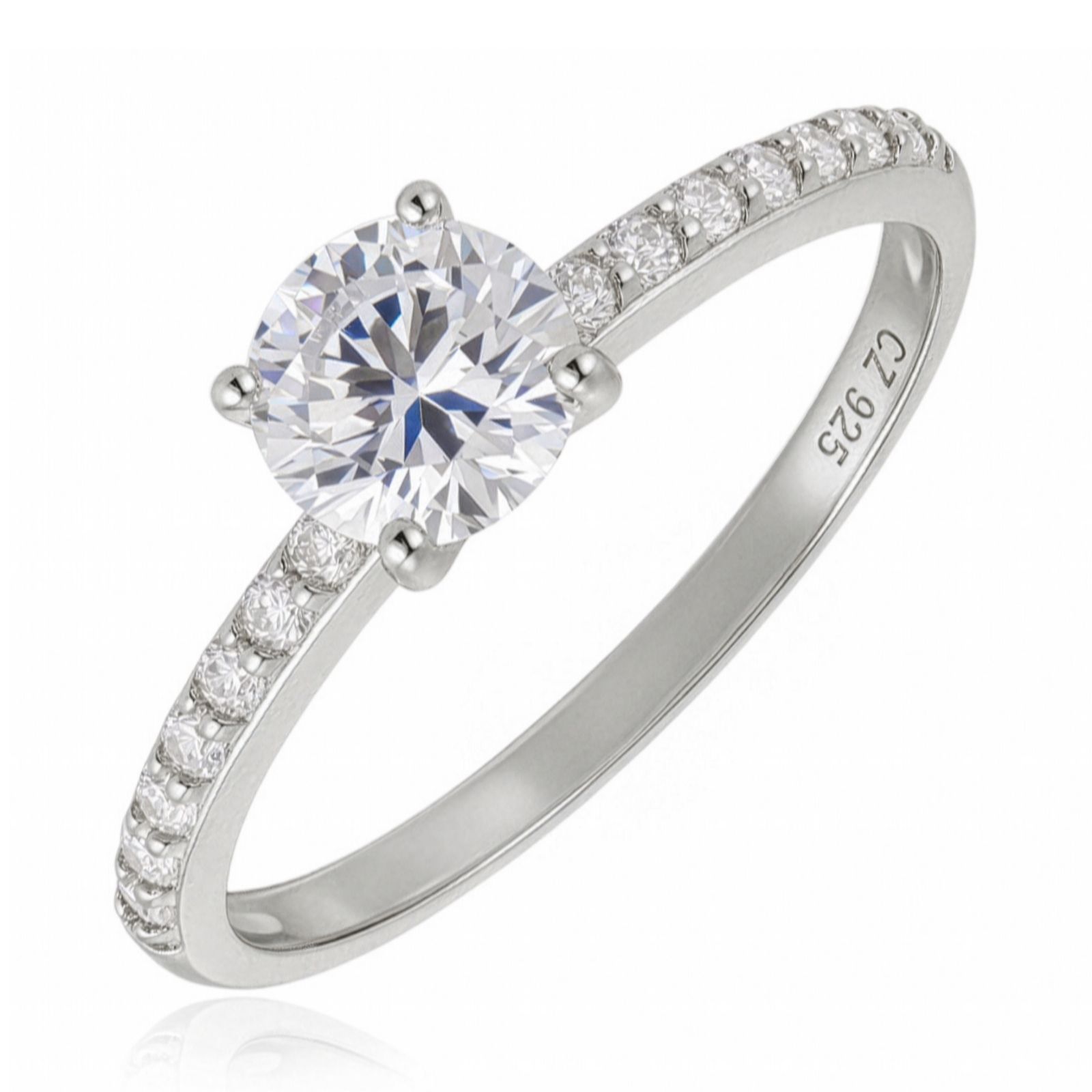 Diamonique 1.10ct tw Solitare Ring