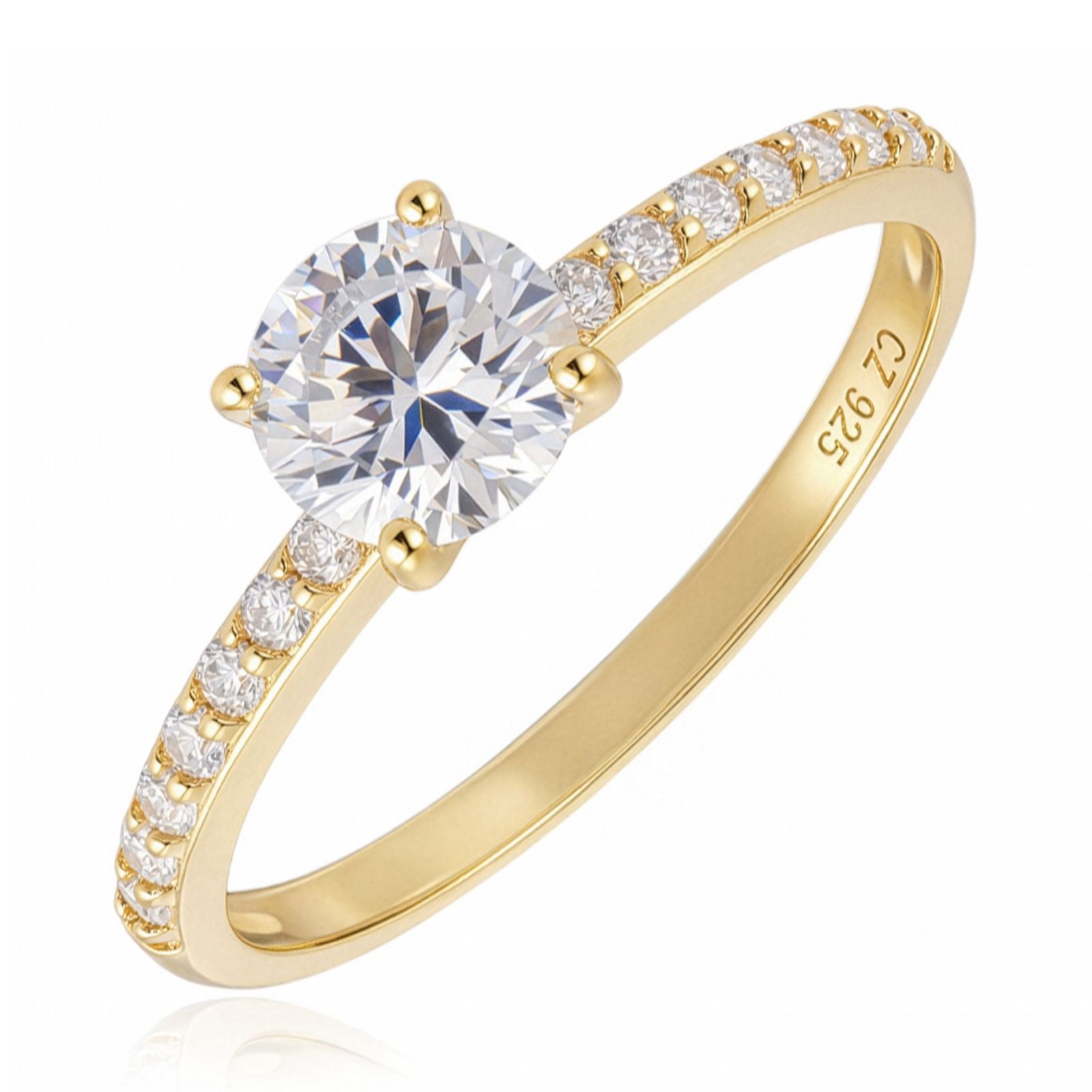 Diamonique 1.1ct tw Solitare Ring