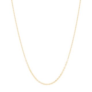 GOLD 9ct Italian Gold Graduated Rope 45cm Necklace 1.31g