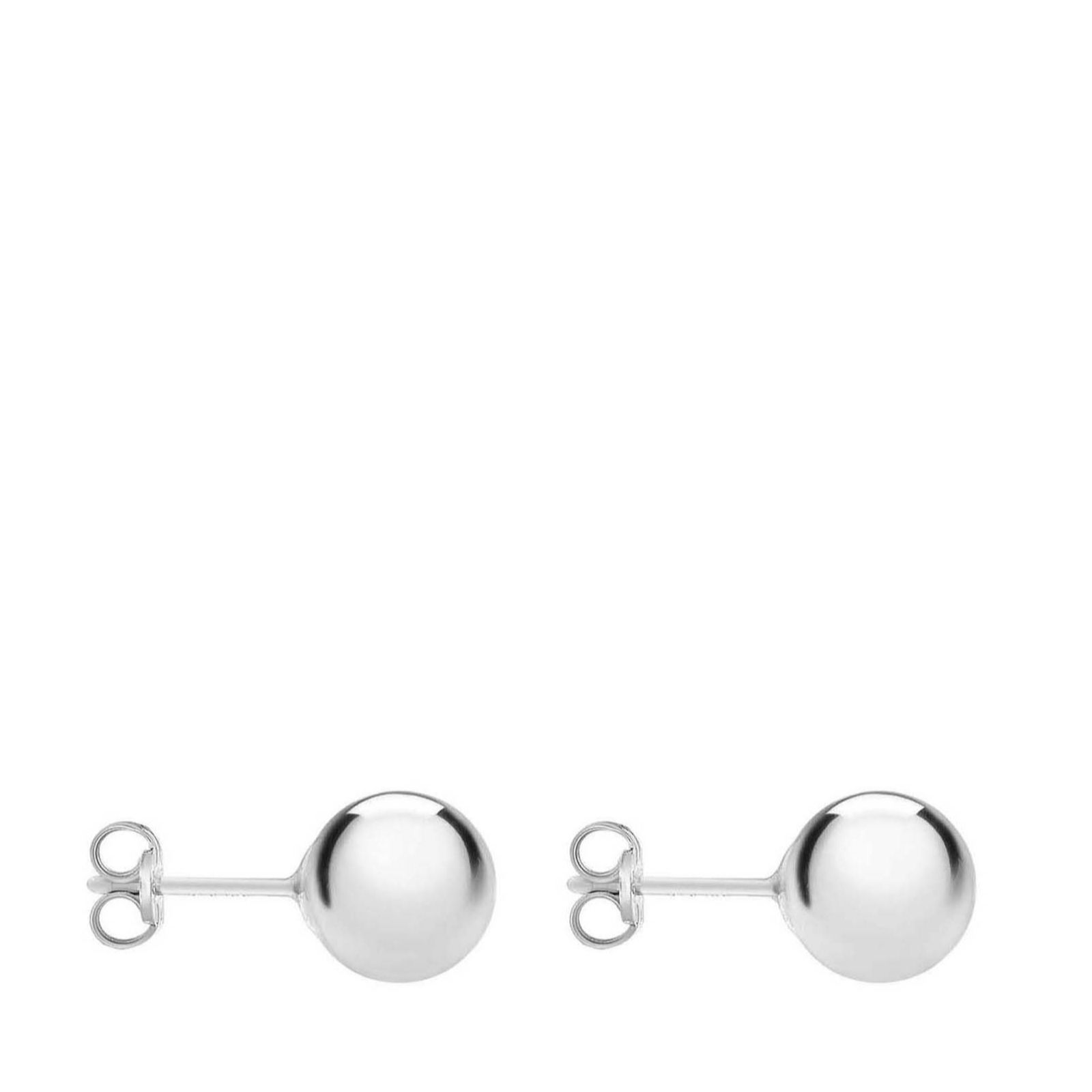 SILVER Choice of Polished Ball Stud Earrings - QVC UK