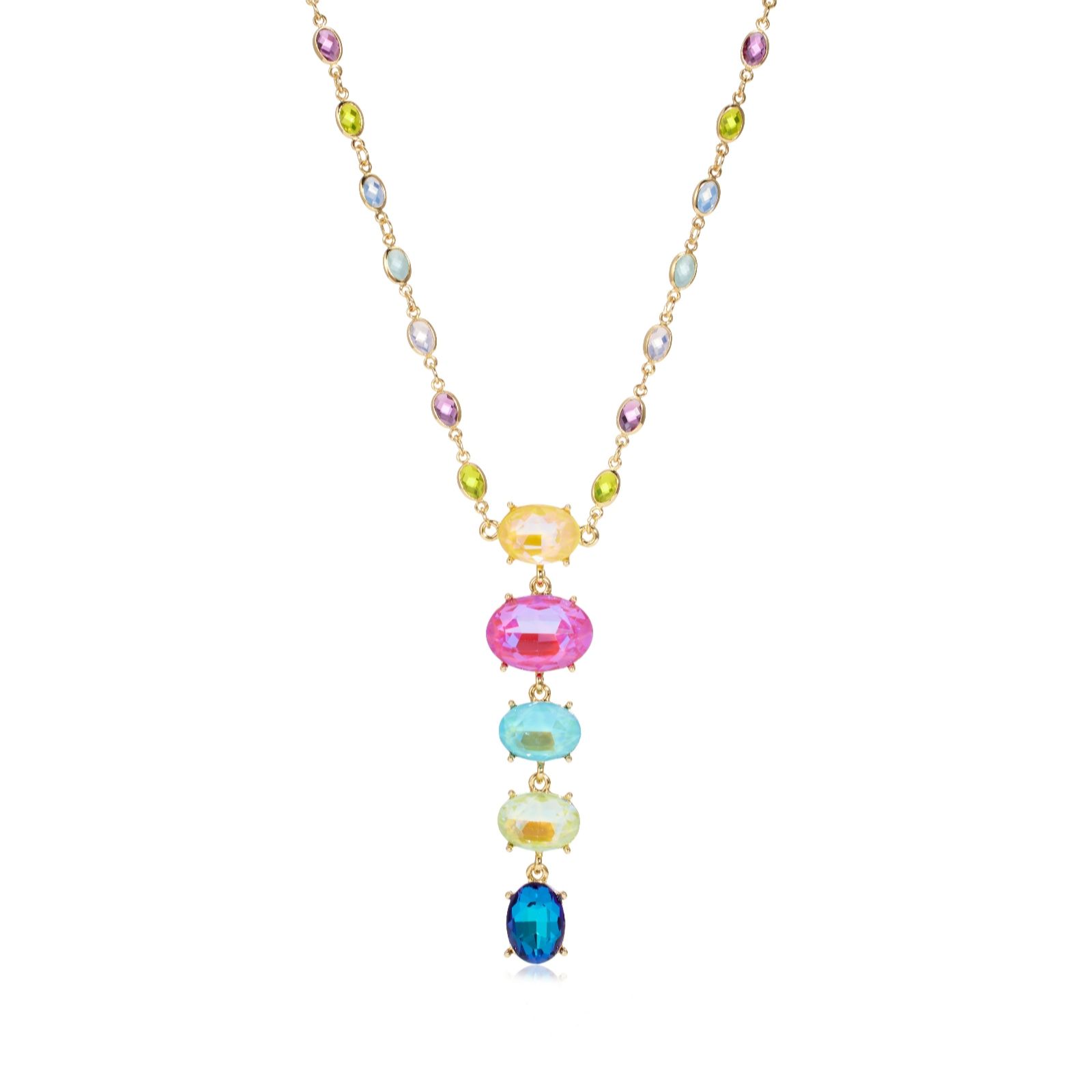 Butler & Wilson Crystal Drop Necklace - QVC UK