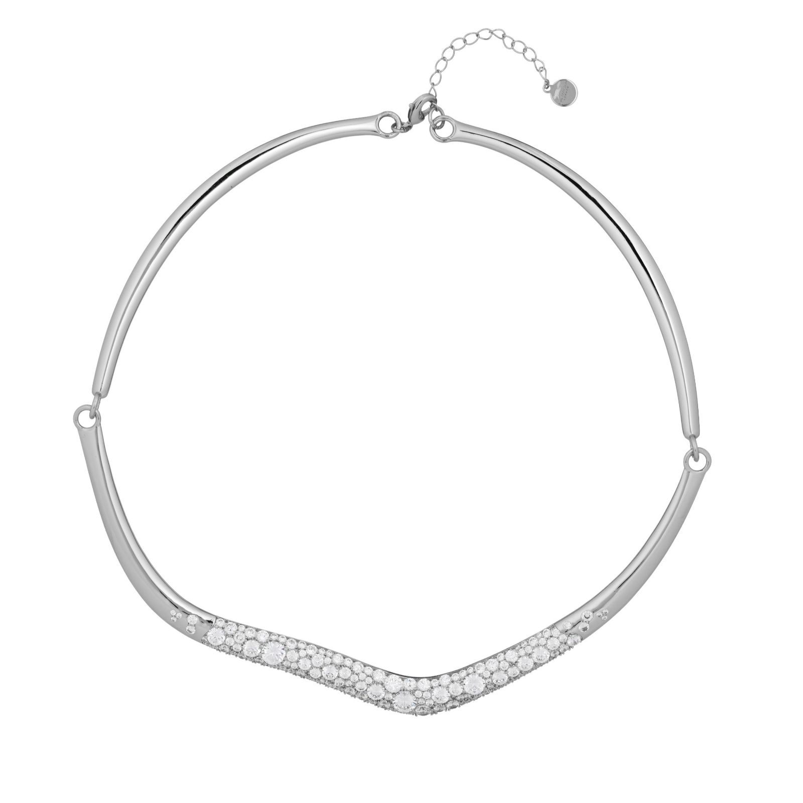 Paul Costello for Diamonique Wave Collar Necklace