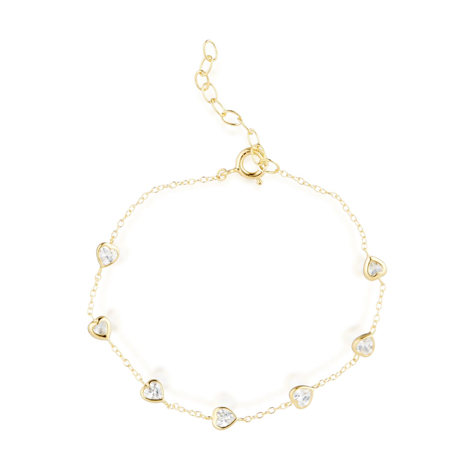 Diamonique 1ct tw Bezel Set Bracelet Sterling Silver